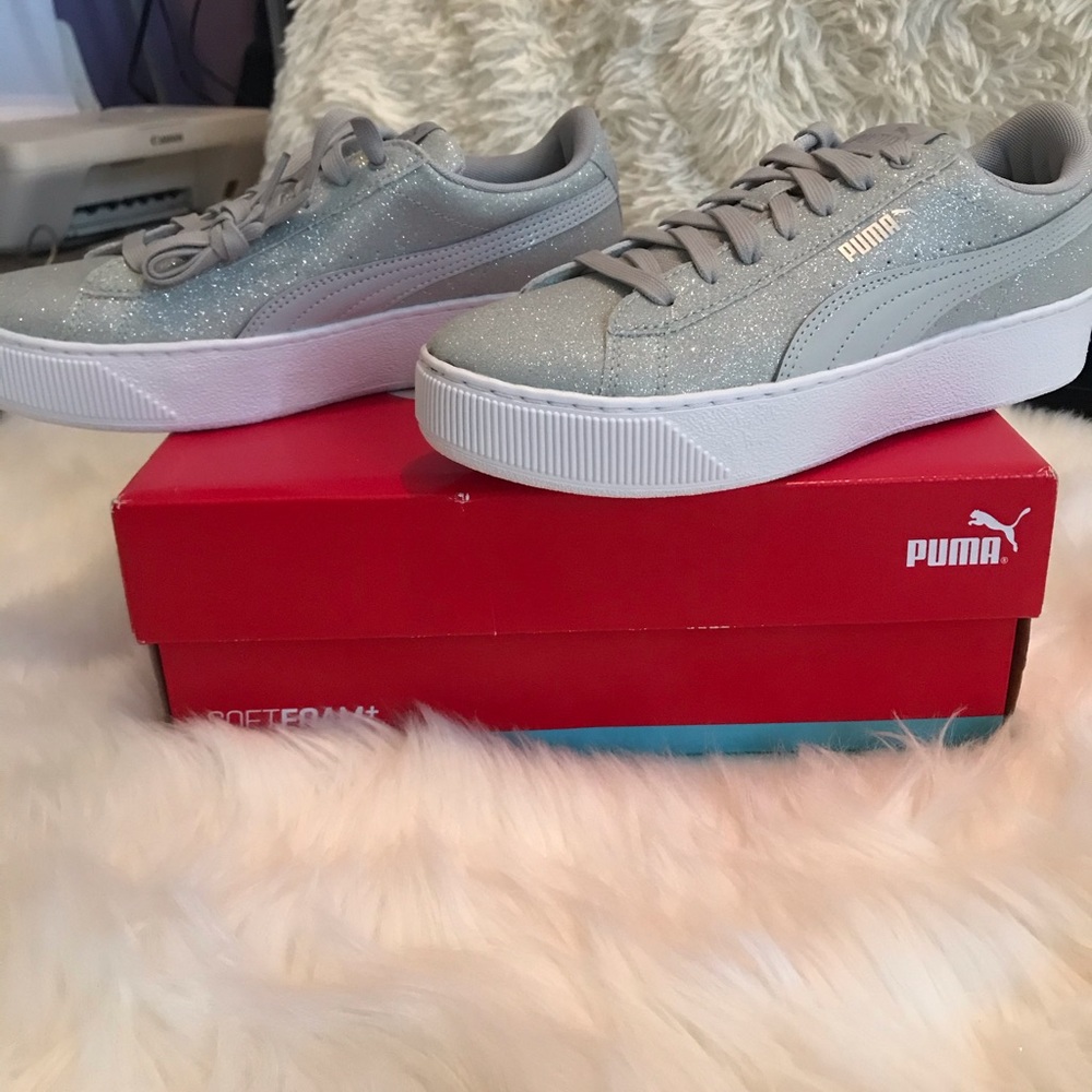 🔥NWT PUMA VIKKY PLATFORM GLITZ🔥 - Picture 6 of 7